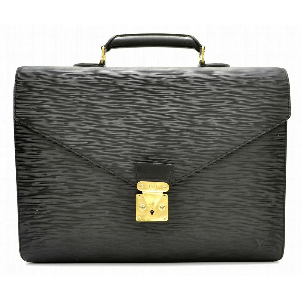 LOUIS VUITTON Epi Ambassador Bag Business Noir Black